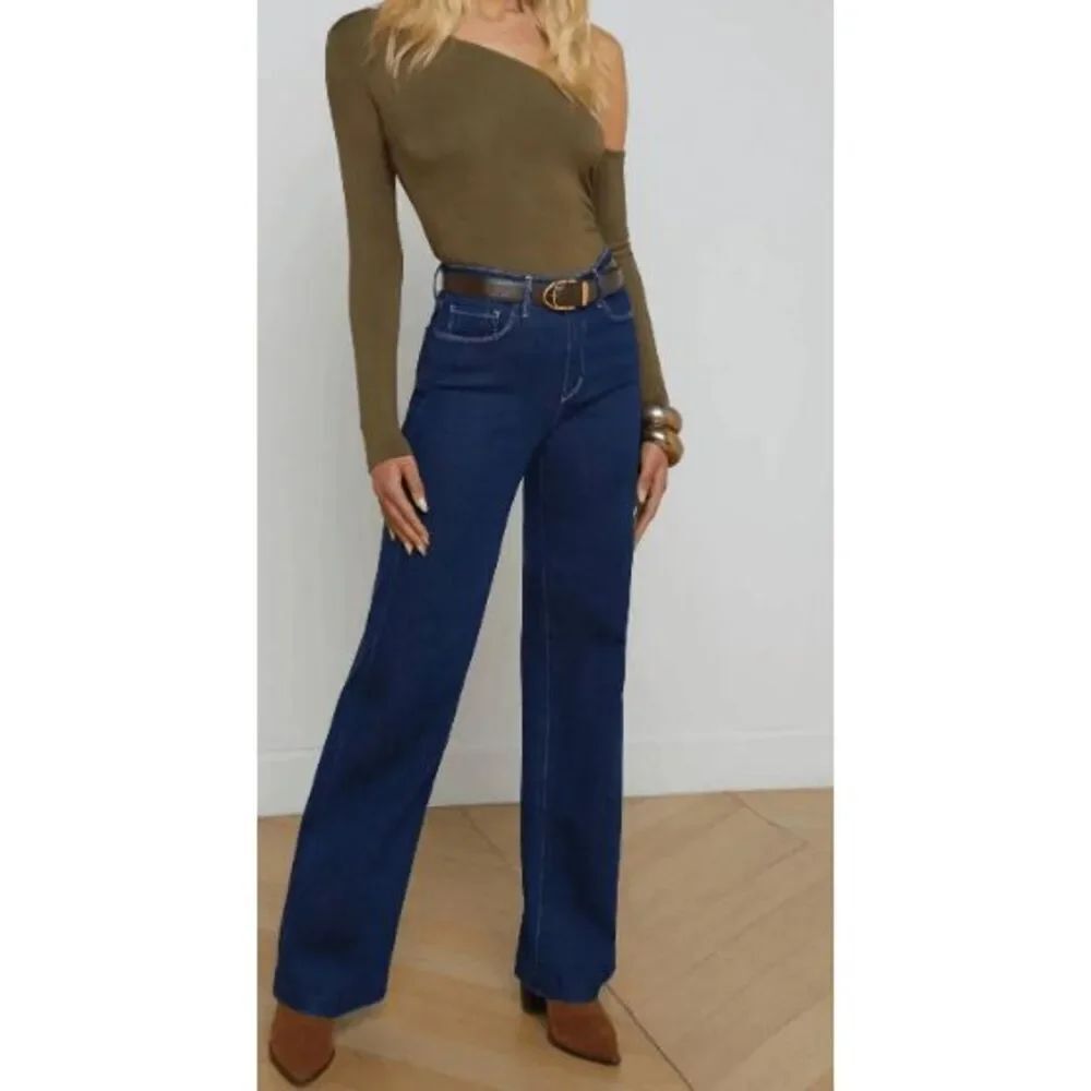 L'Agence Clayton Wide-Leg Jean - Newport/ 30